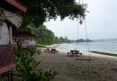 Beach view at our fale